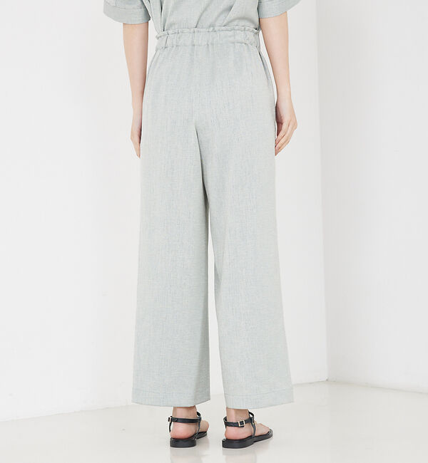 qualite「【セットアップ対応】リネンライクワイドイージーパンツ」|その他|