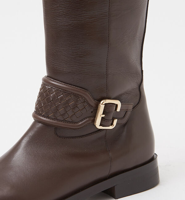 AU BANNISTER「【スノーソール】ベルトロングブーツ」|ショートブーツ|