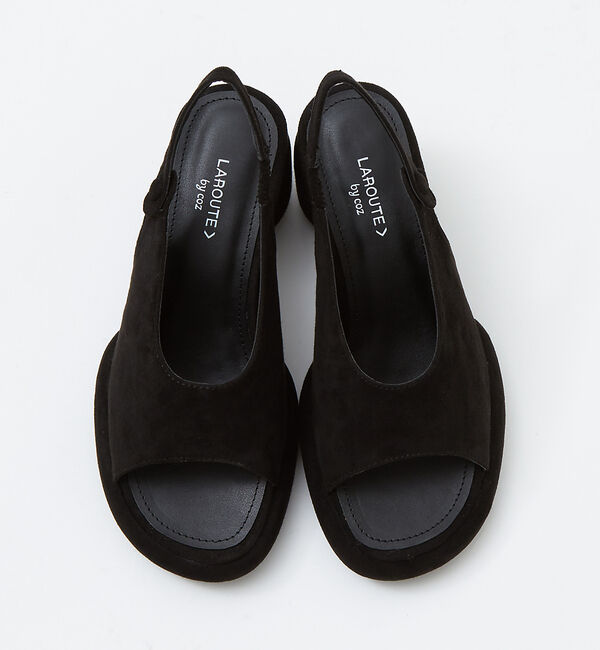 AU BANNISTER「【LAROUTE &times; COZ】プラットフォームサンダル」|サンダル|