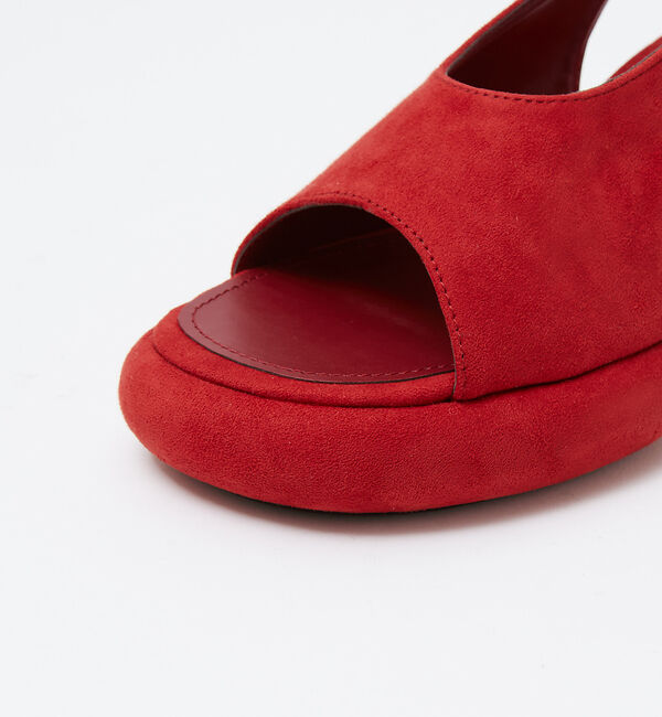 AU BANNISTER「【LAROUTE &times; COZ】プラットフォームサンダル」|サンダル|