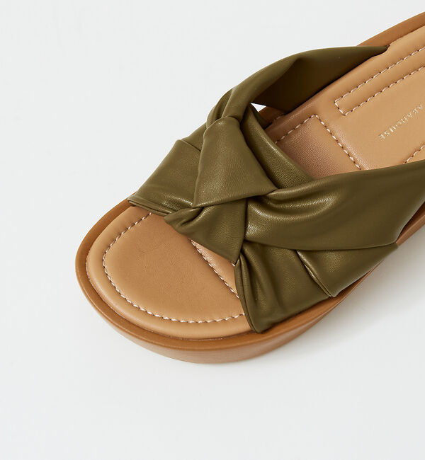 AU BANNISTER「キルティングボリュームソールサンダル」|サンダル|