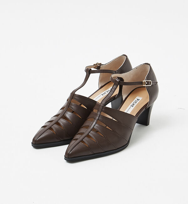 AU BANNISTER「グルカ パンプス」|パンプス|ダークブラウン