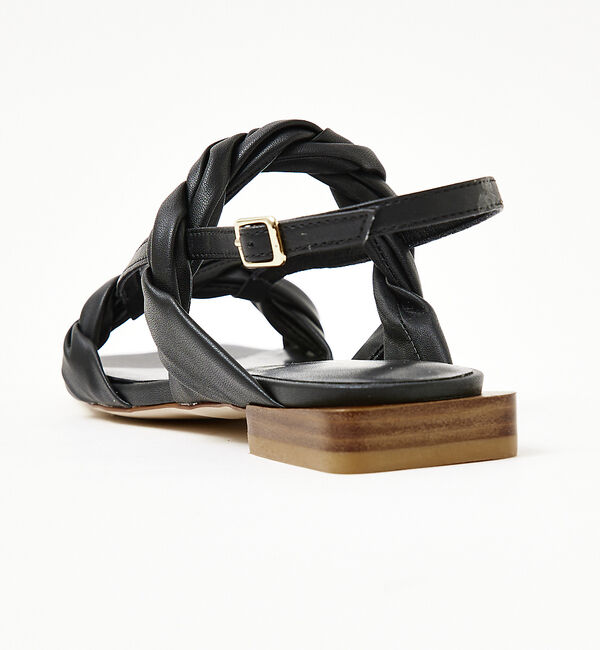 AU BANNISTER「ツイストフラットサンダル」|サンダル|