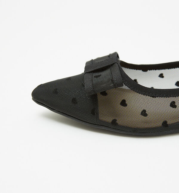 AU BANNISTER「【販売店舗限定】チュール フラットパンプス」|パンプス|