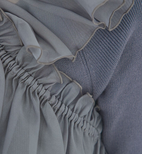 SELFIST「マルチWAYフリル付ニット」|ニット・セーター|