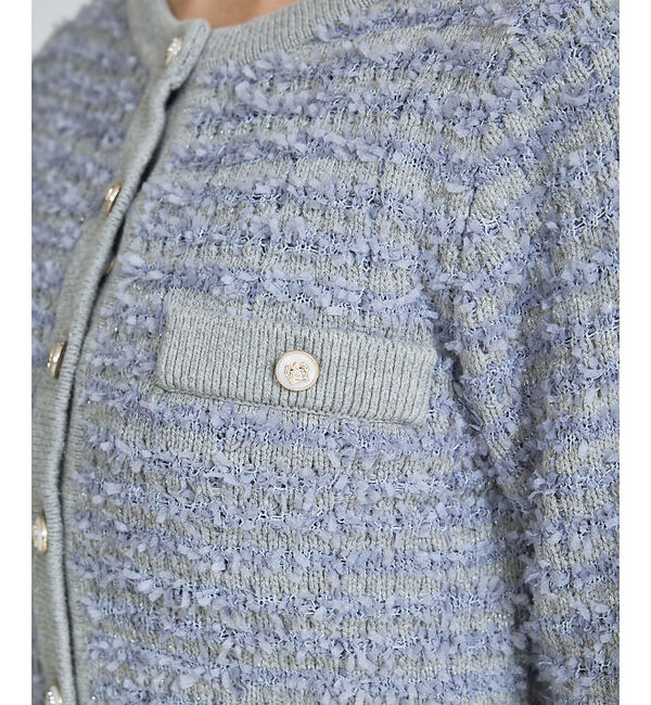 SELFIST「ラメフリンジカーディガン」|カーディガン|