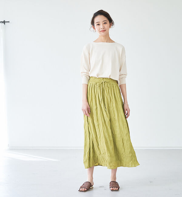 abahouse mavie「【セットアップ対応】プリーツスカート」|スカート|