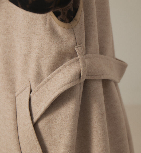 abahouse mavie「【マルチWAY】ジャージーメルトンステンカラーコート」|ステンカラーコート|