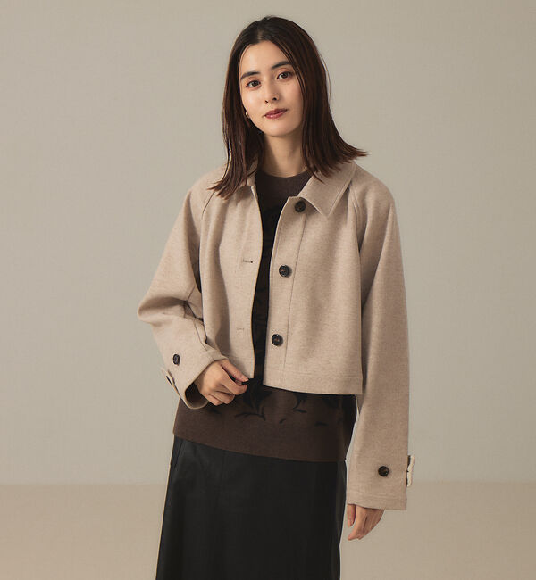 abahouse mavie「【マルチWAY】ジャージーメルトンステンカラーコート」|ステンカラーコート|