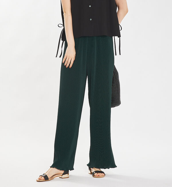 abahouse mavie「クリスタルプリーツパンツ」|その他|