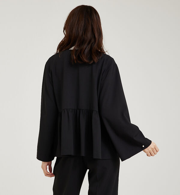 abahouse mavie「【WEB Domani掲載】【セットアップ対応/エニデイカセット】ノーカラーボレ」|ノーカラージャケット|