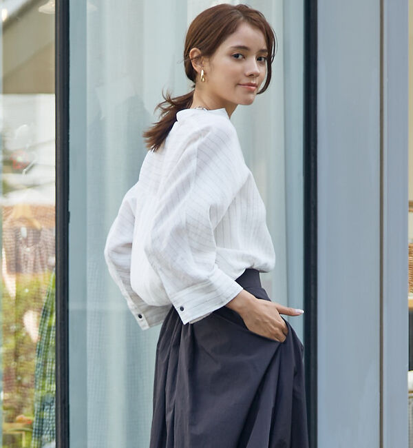 abahouse mavie「シアードルマンシャツ」|シャツ・ブラウス|