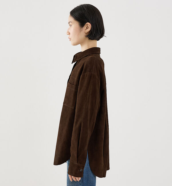 The Store by C' 「【METHODE】NINA in SUEDE／スエードシャツ」|シャツ・ブラウス|