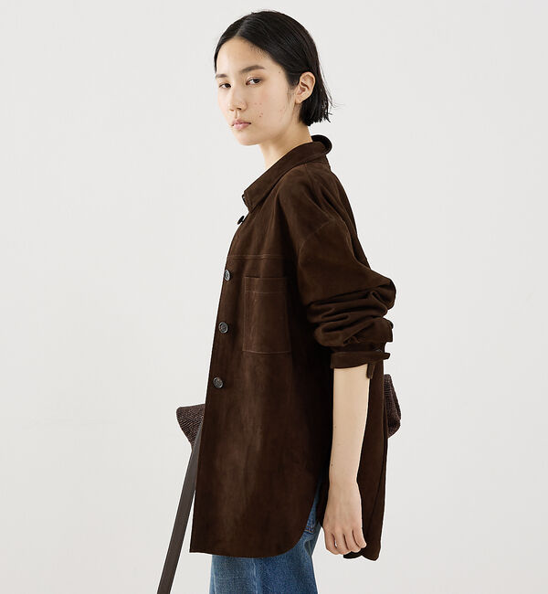 The Store by C' 「【METHODE】NINA in SUEDE／スエードシャツ」|シャツ・ブラウス|