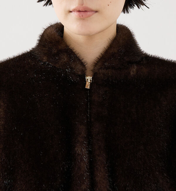 The Store by C' 「【COCUCA】フェイクファーブルゾン」|ブルゾン・スタジャン|