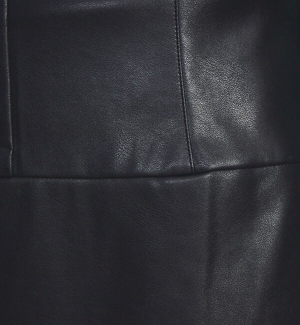 NOMINE「ペンシルフェイクレザースカート」|スカート|