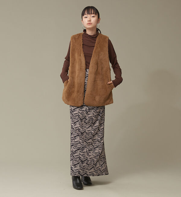 NOMINE「オリジナルプリントマーメイドマキシスカート」|スカート|