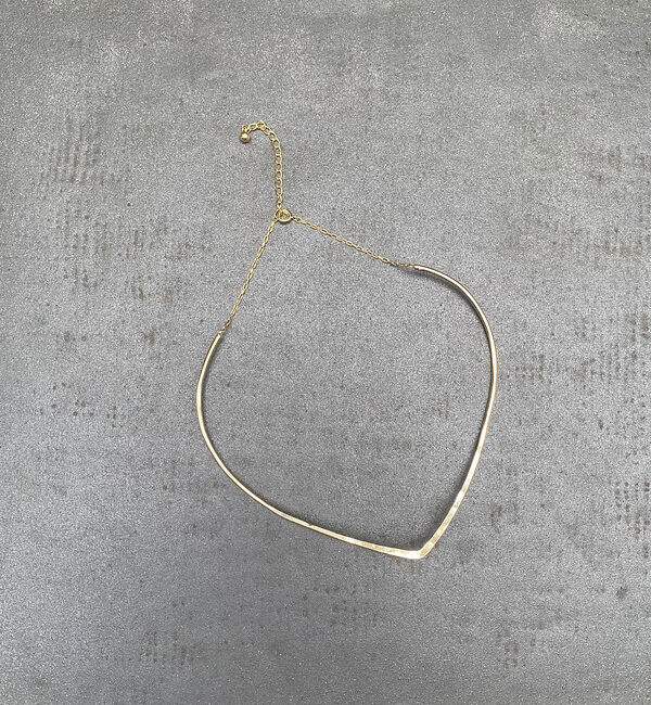 NOMINE「V ラインチョーカー」|ネックレス|ゴールド