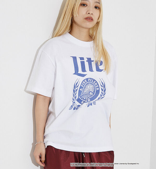 NOMINE「【GOOD ROCK SPEED】Miller LITE ロゴ マーク 半袖 T」|Tシャツ・カットソー|