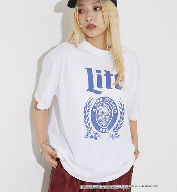 NOMINE「【GOOD ROCK SPEED】Miller LITE ロゴ マーク 半袖 T」|Tシャツ・カットソー|