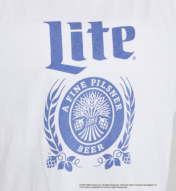 NOMINE「【GOOD ROCK SPEED】Miller LITE ロゴ マーク 半袖 T」|Tシャツ・カットソー|