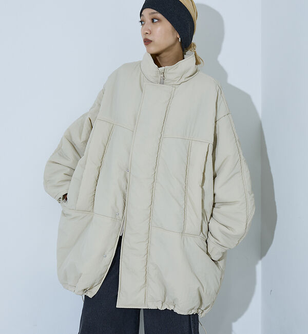 NOMINE「モンスターパーカー」|ダウン|アイボリー