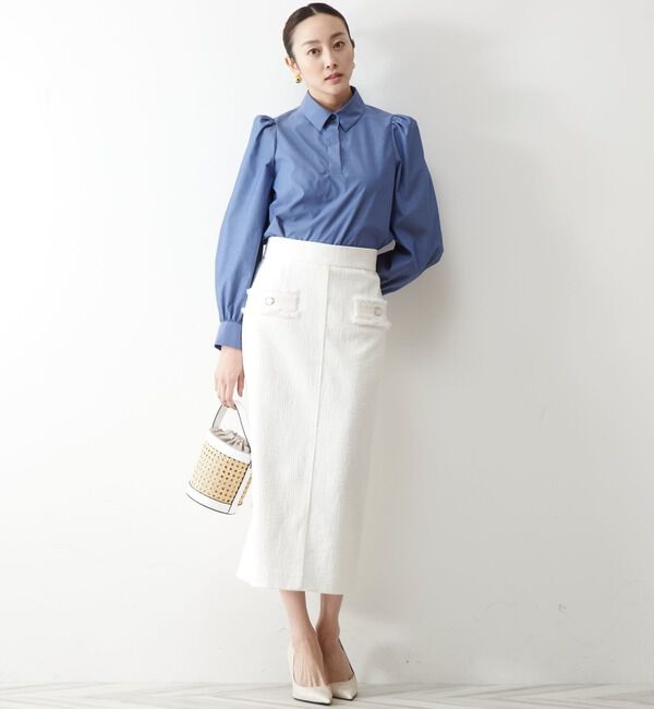 TIARA「ツイードタイトスカート」|スカート|