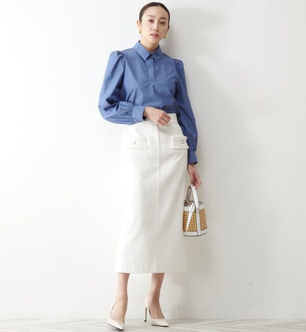 TIARA「ツイードタイトスカート」|スカート|