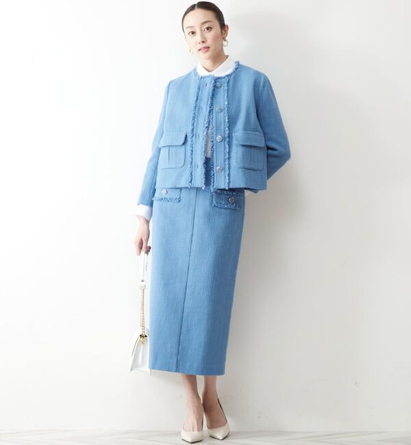 TIARA「ツイードタイトスカート」|スカート|