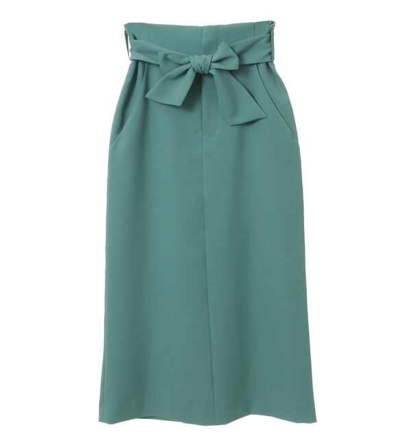 TIARA「麻調ハイウエストタイトスカート」|スカート|