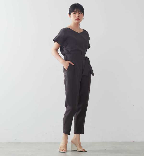 TIARA「麻調2WAYフリルブラウス」|シャツ・ブラウス|