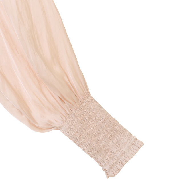 TIARA「《定番》ヴィンテージサテン2WAYフリルネックブラウス」|シャツ・ブラウス|