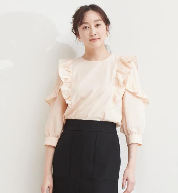 TIARA「flowyフリルブラウス」|シャツ・ブラウス|