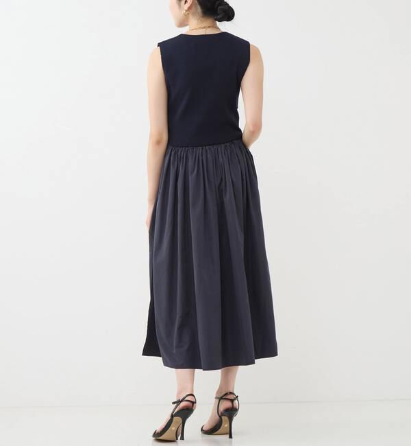 TIARA「ニット&times;タフタワンピース」|その他|