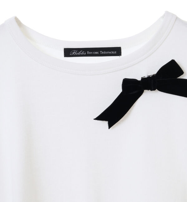  「【Bilitis dix-sept ans/ビリティス・ディセッタン】裾フリルカットソー」|Tシャツ・カットソー|