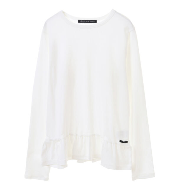  「【Bilitis dix-sept ans/ビリティス・ディセッタン】裾フリルカットソー」|Tシャツ・カットソー|