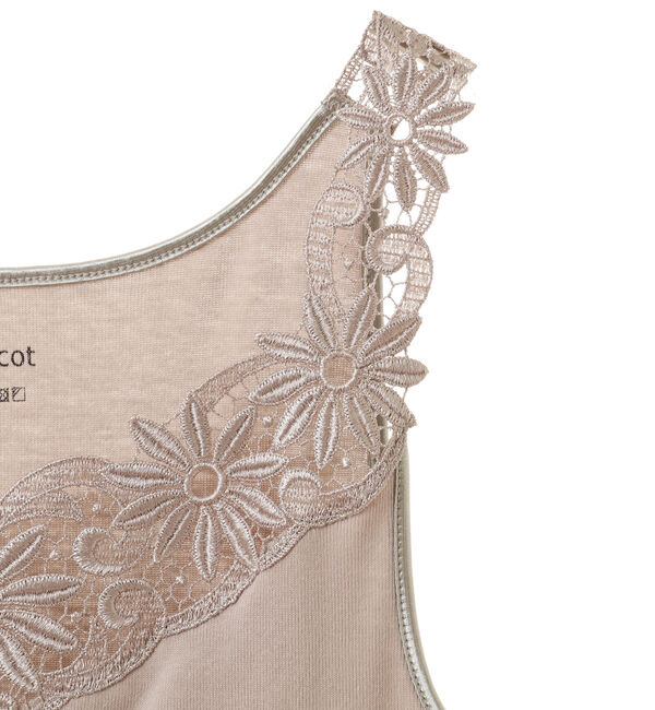 TIARA「【Ott-tricot/オットトリコット】レースタンクトップ」|タンクトップ|