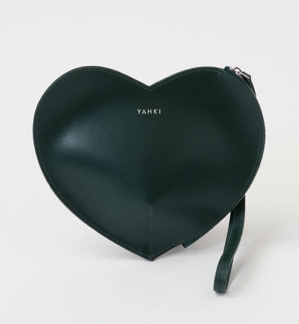  「【YAHKI/ヤーキ】SOFT W FACE（大）」|クラッチバッグ|グリーン
