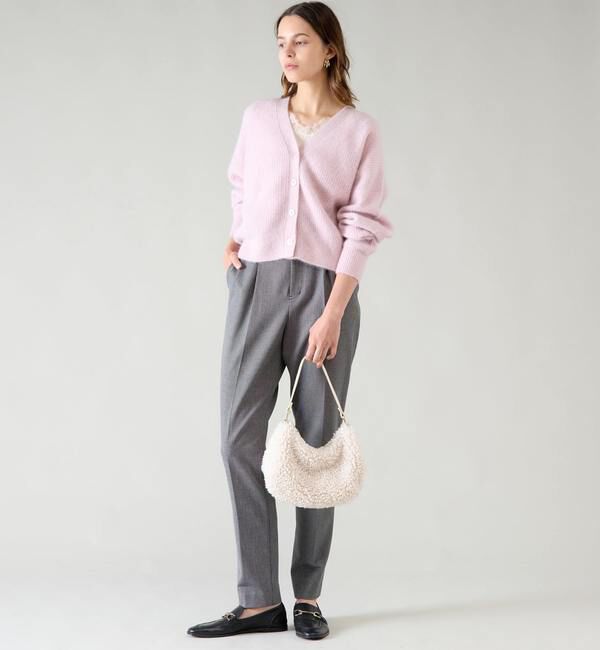 TIARA「片畦Vネックカーディガン」|カーディガン|