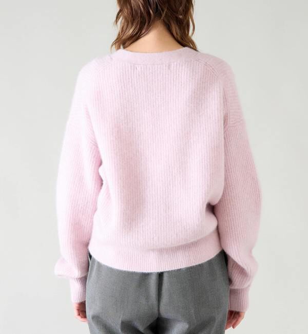 TIARA「片畦Vネックカーディガン」|カーディガン|