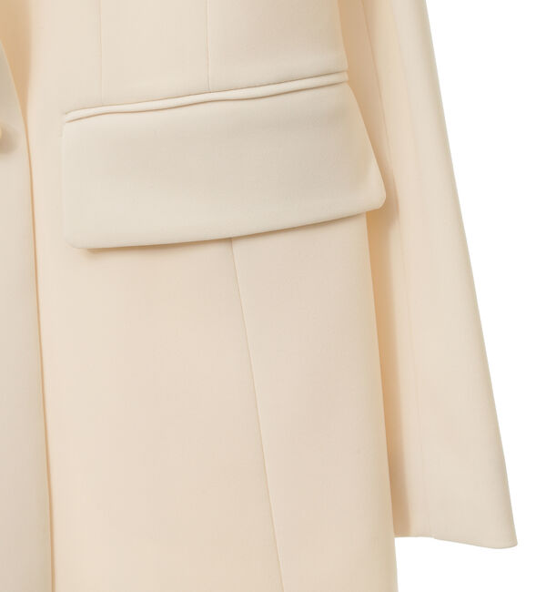 TIARA「ノーカラーダブルジャケット（セットアップ対応）」|ノーカラージャケット|