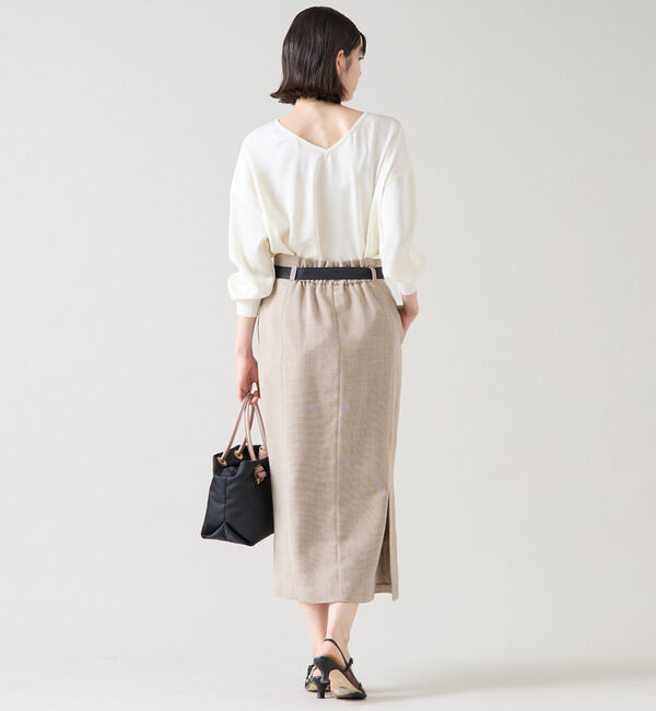 TIARA「リブトリミングトップス」|ニット・セーター|