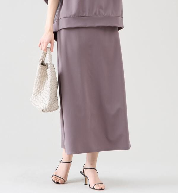 TIARA「イージーナロースカート（セットアップ可）」|スカート|モカ