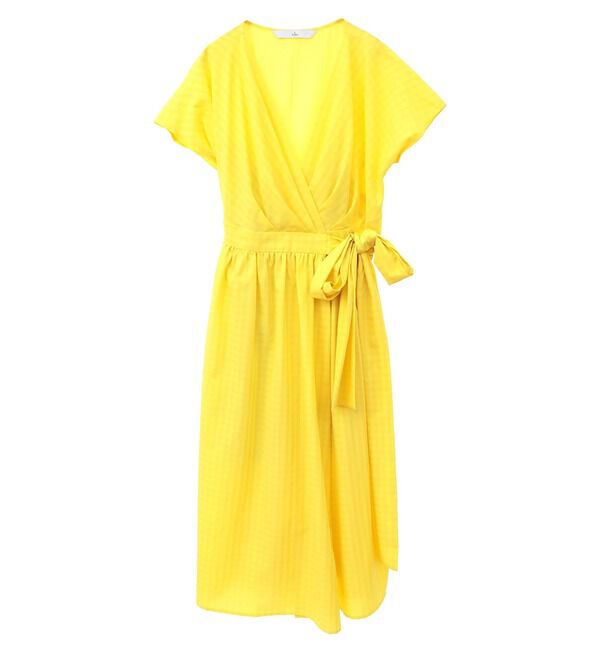 TIARA「ギンガムカシュクールワンピース」|ワンピース|