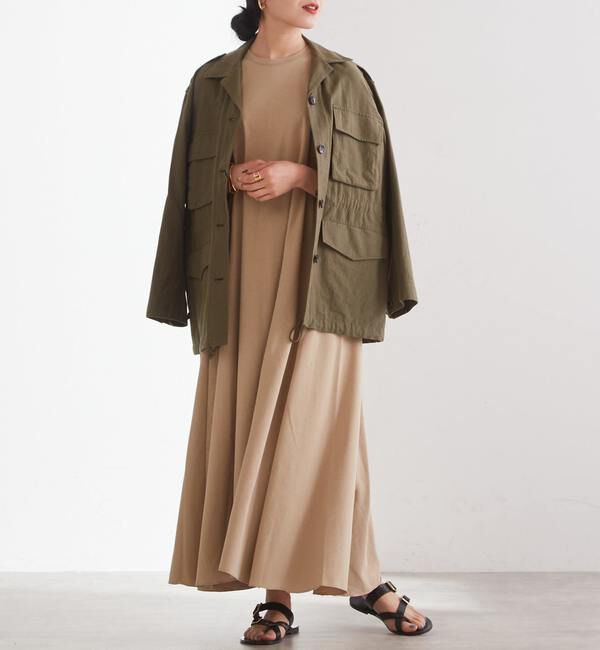 Liesse「サファリジャケット（セットアップ対応可）」|その他|カーキ