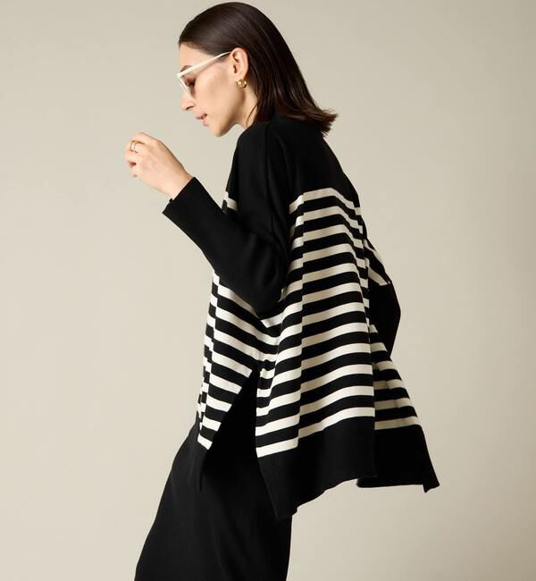 Liesse「ハイネックワイドニット（セットアップ対応）」|ニット・セーター|