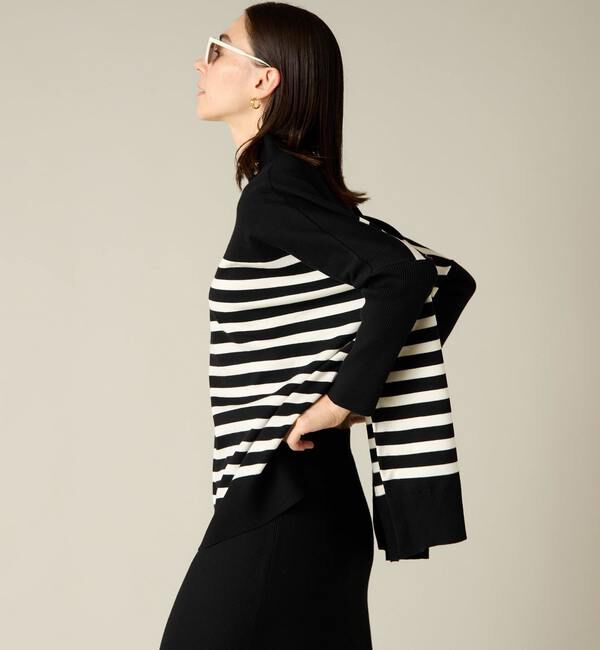 Liesse「ハイネックワイドニット（セットアップ対応）」|ニット・セーター|