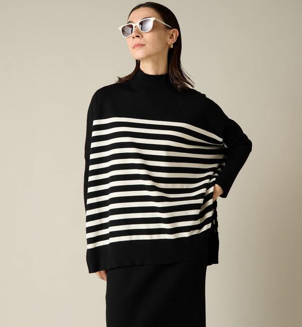 Liesse「ハイネックワイドニット（セットアップ対応）」|ニット・セーター|