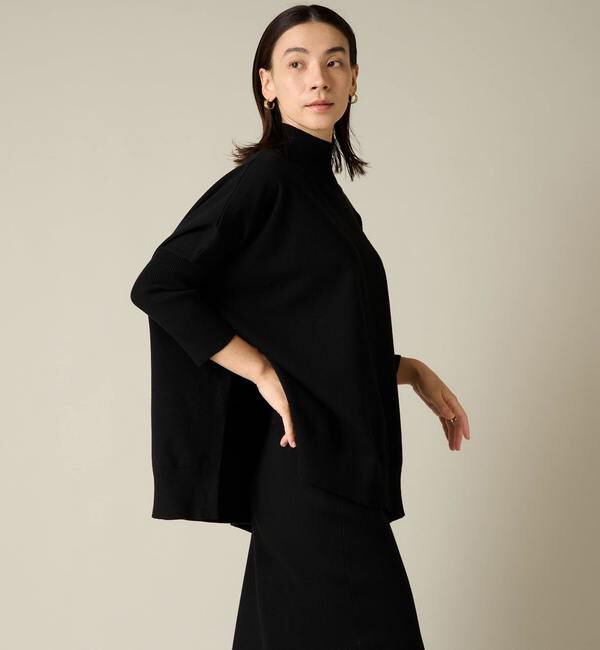 Liesse「ハイネックワイドニット（セットアップ対応）」|ニット・セーター|