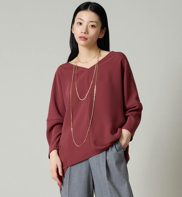 Liesse「EC別注Vネックプルオーバー」|シャツ・ブラウス|